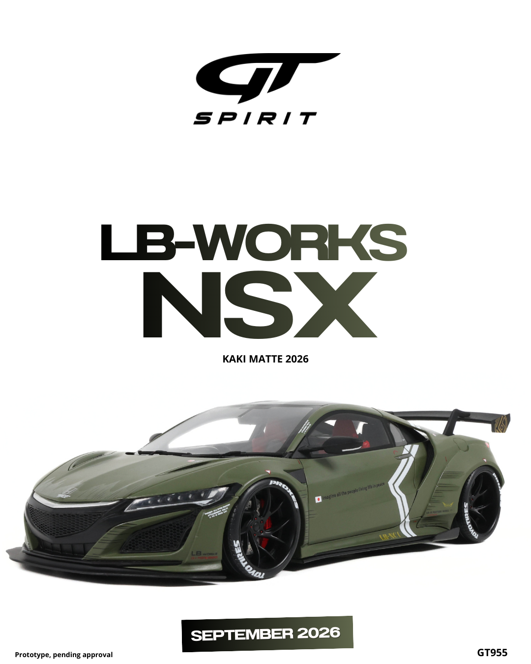 LB-WORKS NSX KAKI MATTE 2026