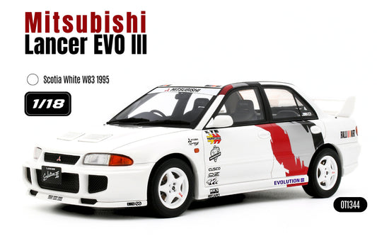 MITSUBISHI LANCER EVO III SCOTIA WHITE 1995