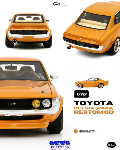 TOYOTA CELICA (RA24) RESTOMOD PEARL ORANGE 2015