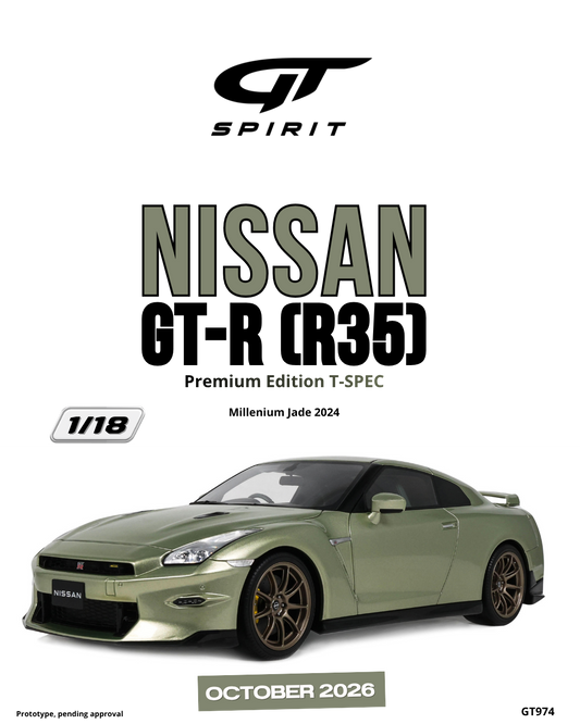 NISSAN GT-R (R35) PREMIUM EDITION T-SPEC MILLENIUM JADE 2024