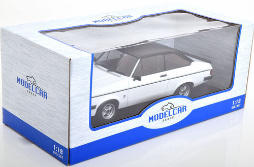 Ford Escort MK II RS 2000, weiss/matt-schwarz, 1977