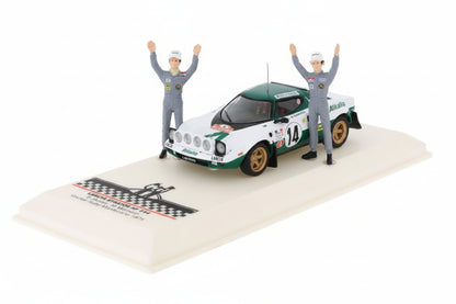 Lancia Stratos HO #14 Rallye WM Monte Carlo Winners Series mit Figuren S.Munari/M.Mannucci 1975