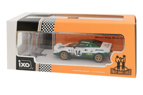 Lancia Stratos HO #14 Rallye WM Monte Carlo Winners Series mit Figuren S.Munari/M.Mannucci 1975