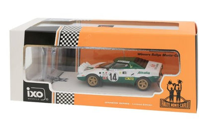 Lancia Stratos HO #14 Rallye WM Monte Carlo Winners Series mit Figuren S.Munari/M.Mannucci 1975