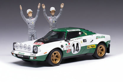 Lancia Stratos HO #14 Rallye WM Monte Carlo Winners Series mit Figuren S.Munari/M.Mannucci 1975