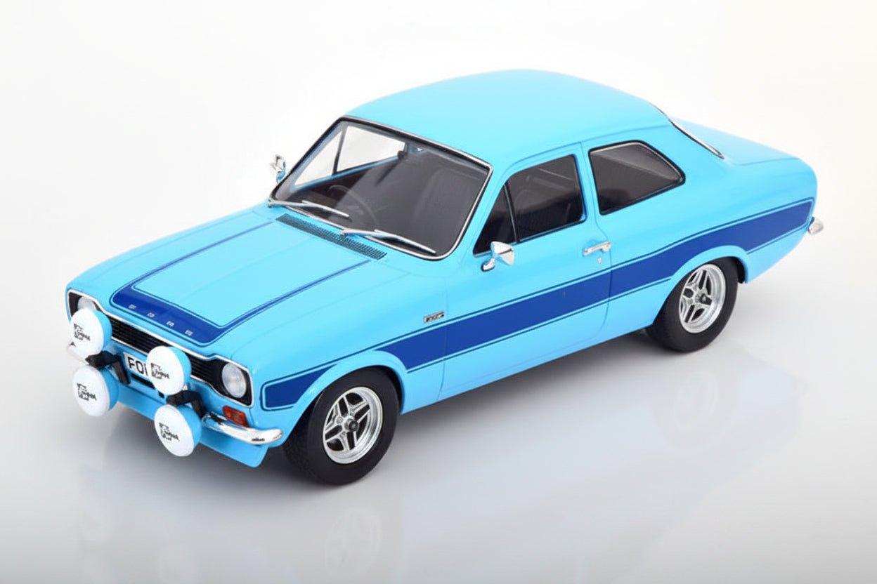 Ford Escort MK I RS 2000, hellblau, RHD, 1973