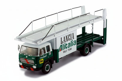 Fiat 673 Racing Transporter, grün/weiss, Lancia Alitalia Racing Team, Alitalia, 1976