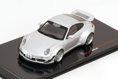 Porsche 911 (997) RWB silver