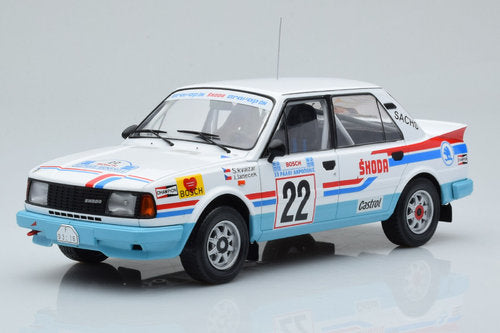 Skoda 130 LR, No.22, WRC, Rally Acropolis, S.Kvaizar/J.Janecek, 1986