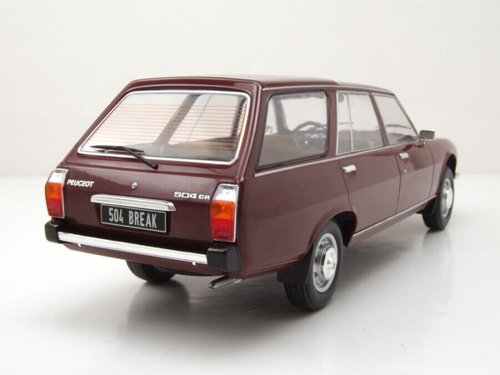 Peugeot 504 Break, dunkelrot, 1976