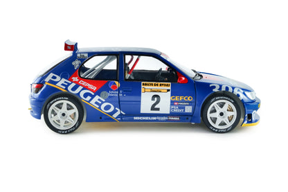 PEUGEOT - 306 MAXI N 2 WINNER RALLY AVILES 1997 JAIME AZCONA - JULIUS BILLMAIER - BLUE