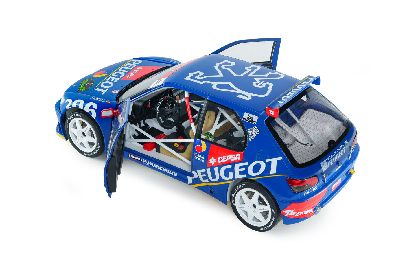 PEUGEOT - 306 MAXI N 2 WINNER RALLY AVILES 1997 JAIME AZCONA - JULIUS BILLMAIER - BLUE