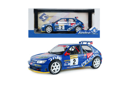 PEUGEOT - 306 MAXI N 2 WINNER RALLY AVILES 1997 JAIME AZCONA - JULIUS BILLMAIER - BLUE