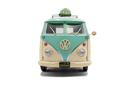 VOLKSWAGEN - T1 VAN KOOL COMBI WITH TRAILER 1950 - LIGHT BLUE WHITE
