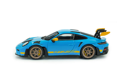 PORSCHE - 911 992 GT3 RS COUPE TRIBUTE 24h DAYTONA 2023 - LIGHT BLUE YELLOW