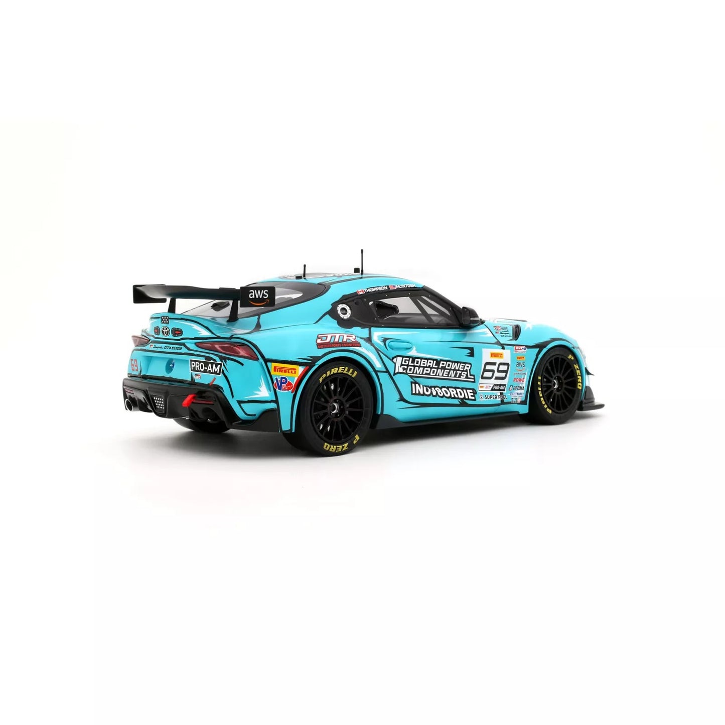 TOYOTA GR SUPRA GT4 EVO 2 A. MCINTOSH / P. THOMPSON BLUE 2025