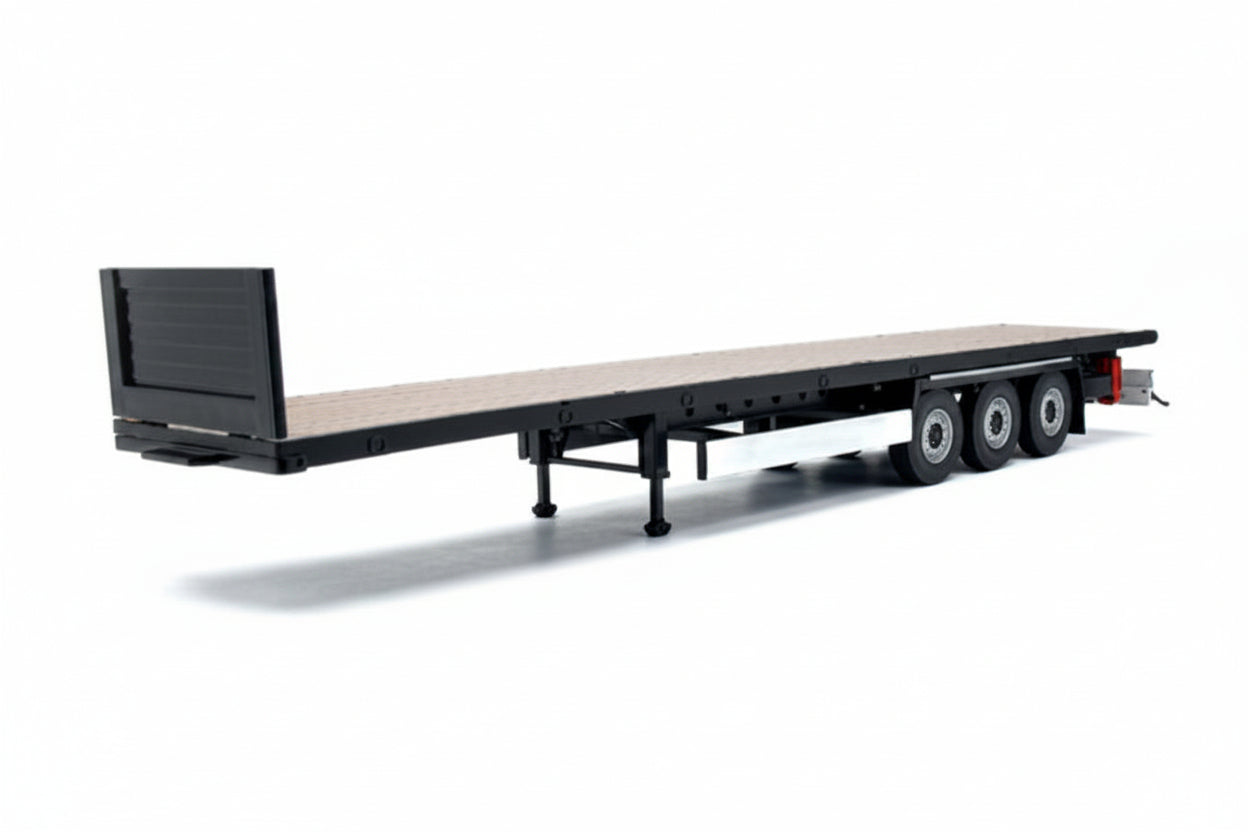 TRAILER PIANALE FOR TRUCK - RIMORCHIO - WHITE BLACK