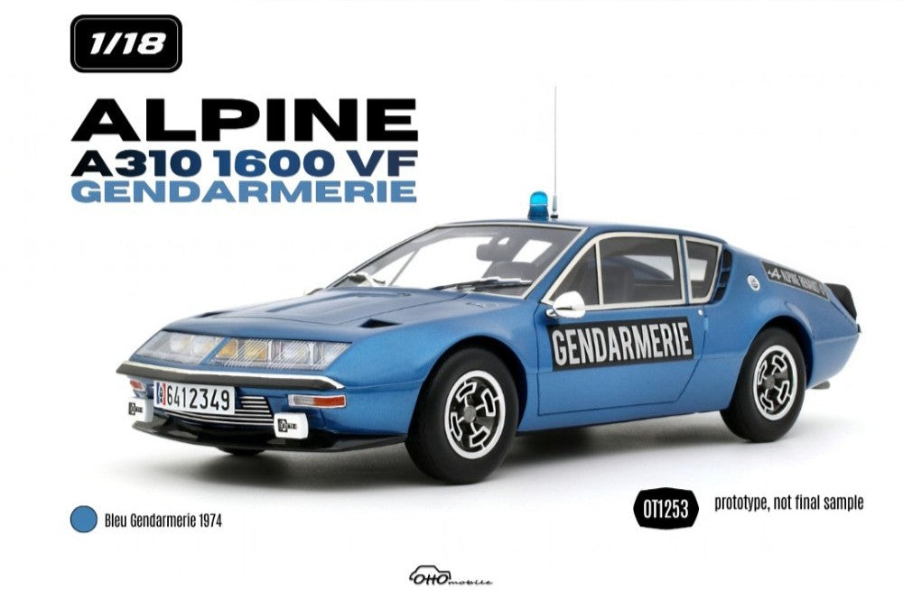 Alpine A310 1600VF Gendarmerie Blue 1974