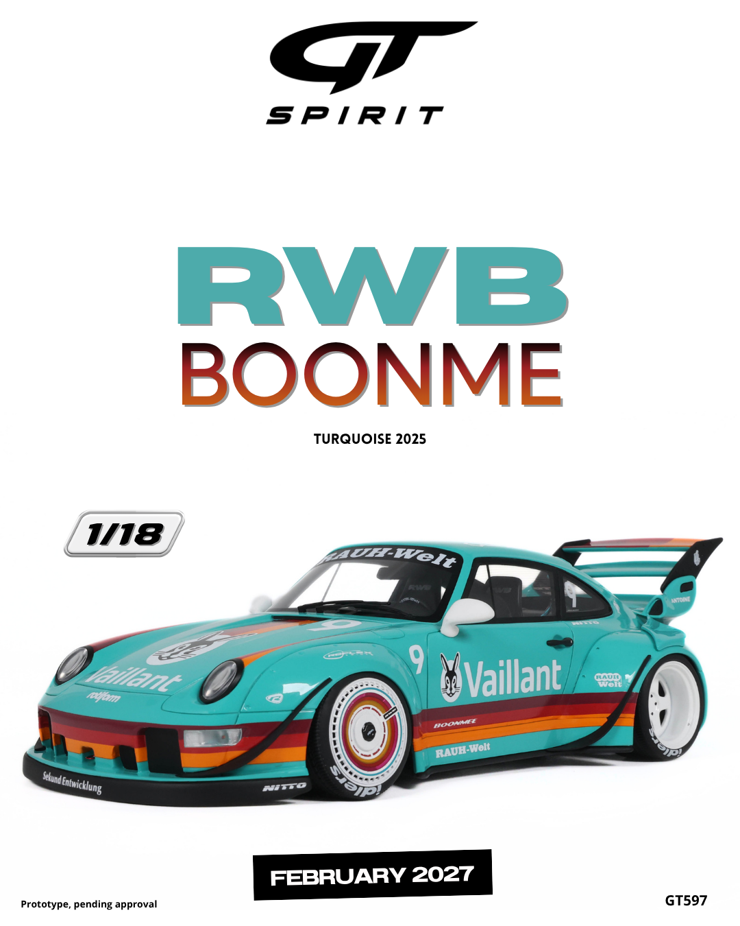 RWB Porsche 911 BOONME TURQUOISE 2025