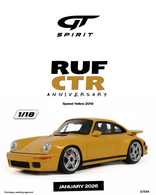 RUF PORSCHE 911  CTR ANNIVERSARY SPEED YELLOW 2019