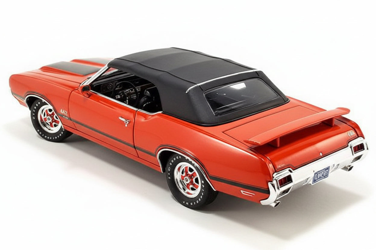 Oldsmobile 442 W-30 Convertible, flame orange 1972