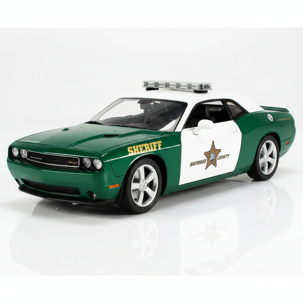 Dodge Challenger R/T 2009 *Broward County*, green/white