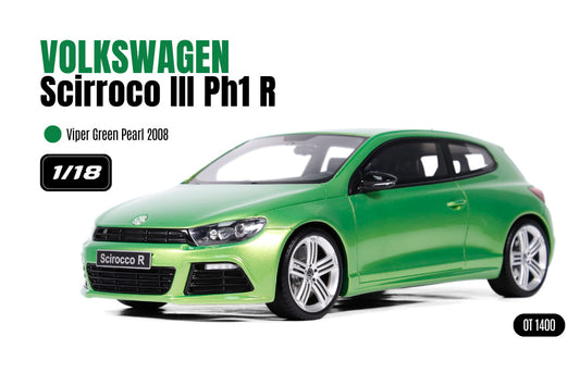 VW VOLKSWAGEN SCIROCCO 3 PH.1 R VIPER GREEN PEARL 2008