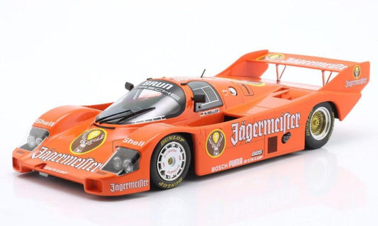 PORSCHE - 956B JAGERMEISTER TEAM BRUN MOTORSPORT N 1 3rd 200 MILES NORISRING 1984 STEFAN BELLOF - ORANGE