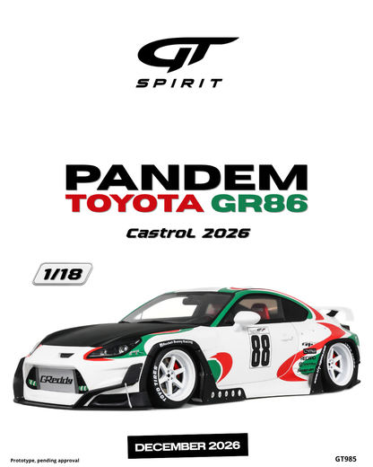 PANDEM Toyota GR86 CASTROL 2026