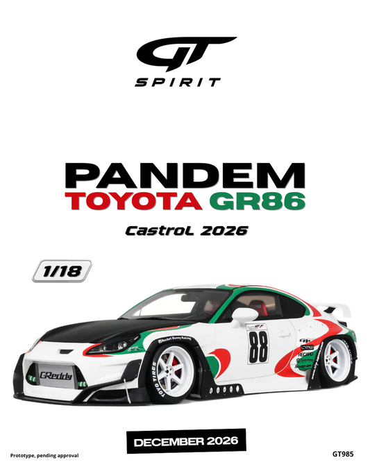 PANDEM Toyota GR86 CASTROL 2026